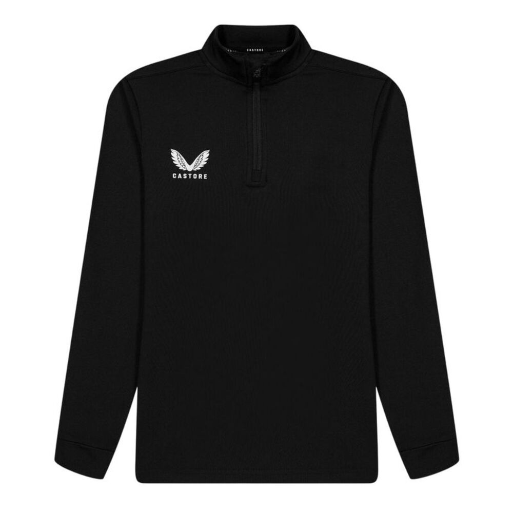 Castore Childrens/Kids Adapt Quarter Zip Sweatshirt / Black